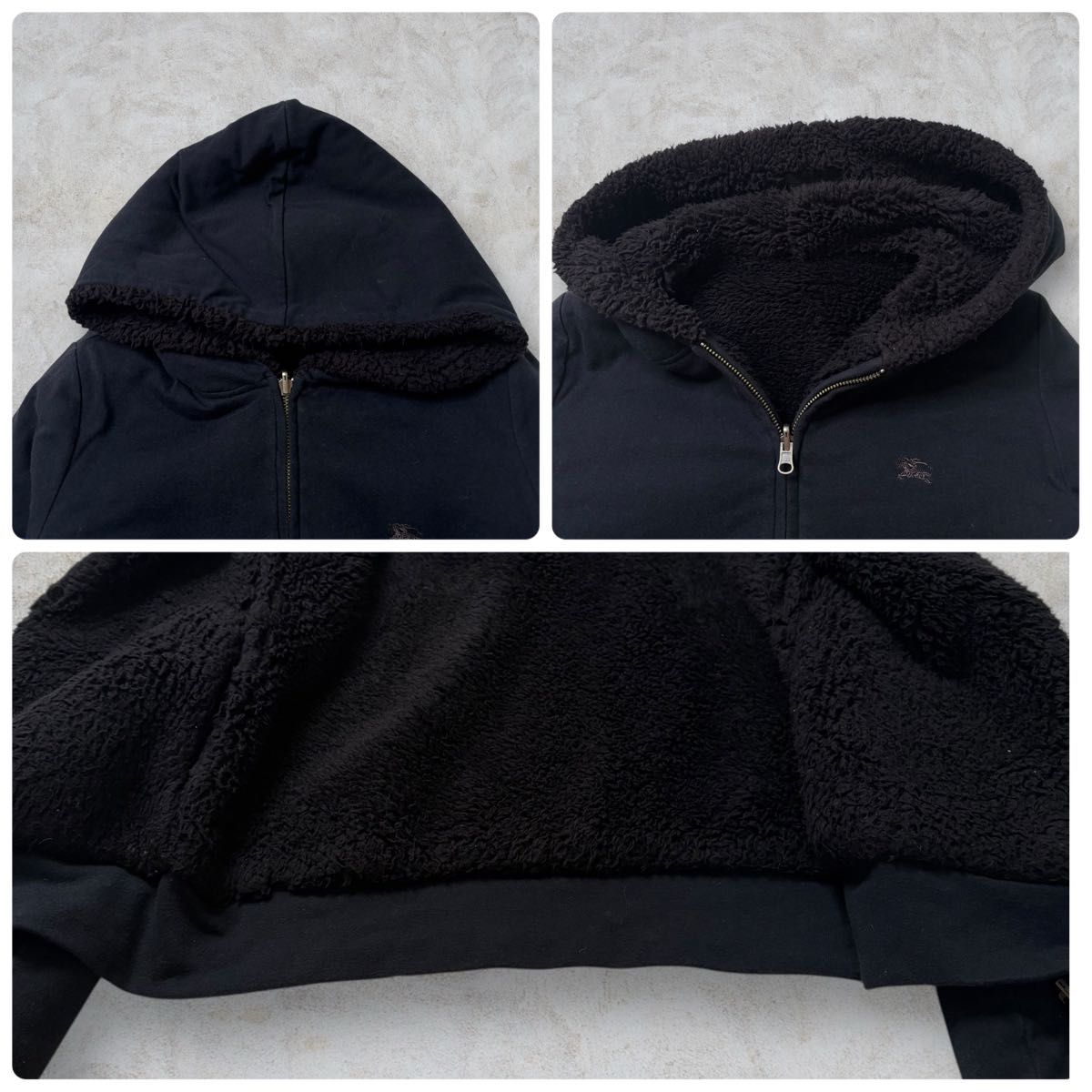 Burberry Bluelabel バーバリーブルーレーベル ボア リバーシブル