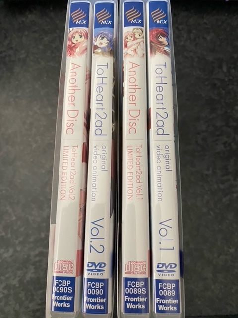 DVD　ToHeart2ad　リミテッドエディション　LIMITED　２BOX　初回　OVA