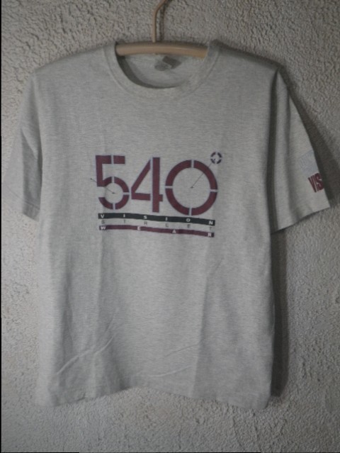 ｎ4790　VISION STREET WEAR　ヴィジョン　ストリート　ウェア　半袖　540°　ファイブフォーティ　プリント　tシャツ　スケボー　スノボ_画像1