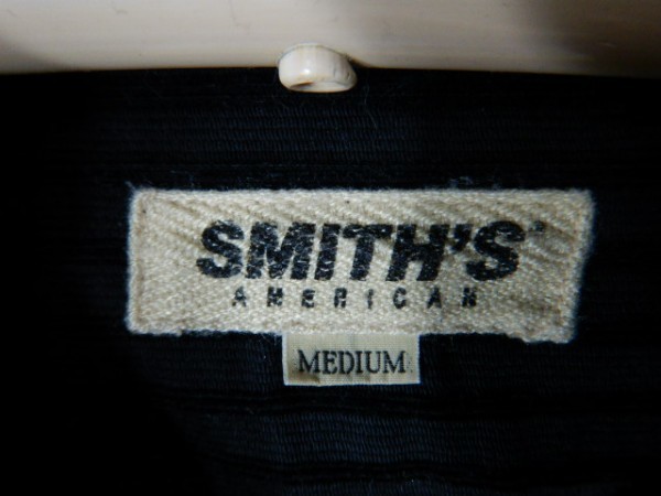 to1728 SMITH'S AMERICAN　スミス　アメリカン　ジップ　ストライプ　コーデュロイ　デザイン　ジャケット　腰ポケットあり　シャツ　人気_画像5