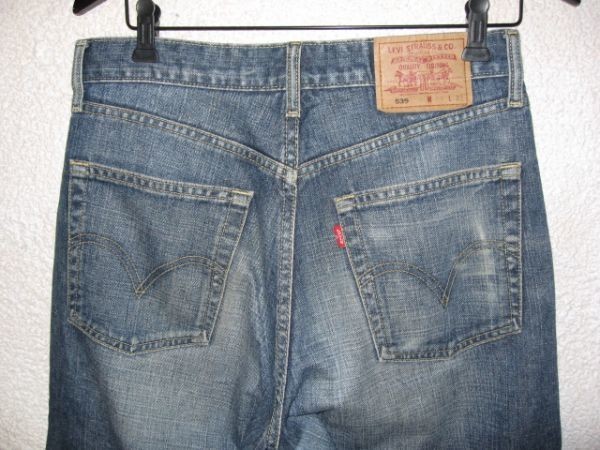 ｎ456★リーバイス★Levis★539★ｗ29★美色★ヒゲ★00年代★ビンテージ★Vintage★デニム★ハイウエスト★人気_画像4