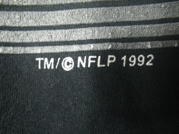 ｎ4432　レア　UNBALANCED　LINES　INC　アメリカ製　90ｓ　ビンテージ★Vintage 1992 NFL ダラス　カウボーイズ　tシャツ　人気　送料格安_画像5