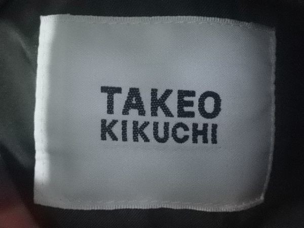ｎ5702　TAKEO KIKUCHI　タケオキクチ　日本製　あたたか　ウール　混紡　ジャケット　コート　人気_画像3