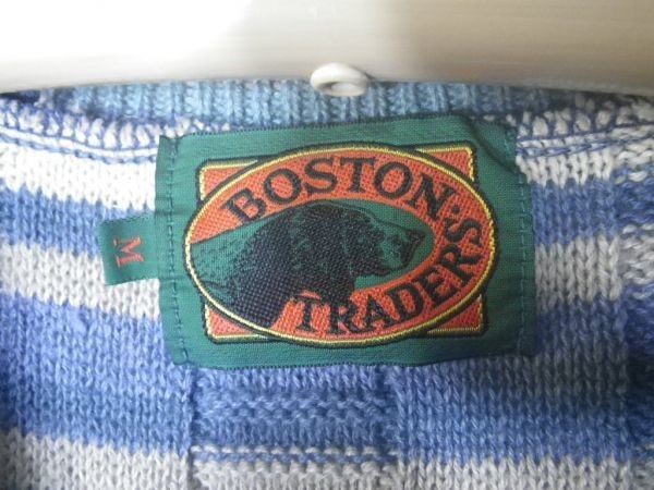 ｎ1916　BOSTON　TRADERS　日本製　90ｓ　カラフル　ボーダー　ニット　セーター　人気　ビンテージ★Vintage　レトロ_画像3