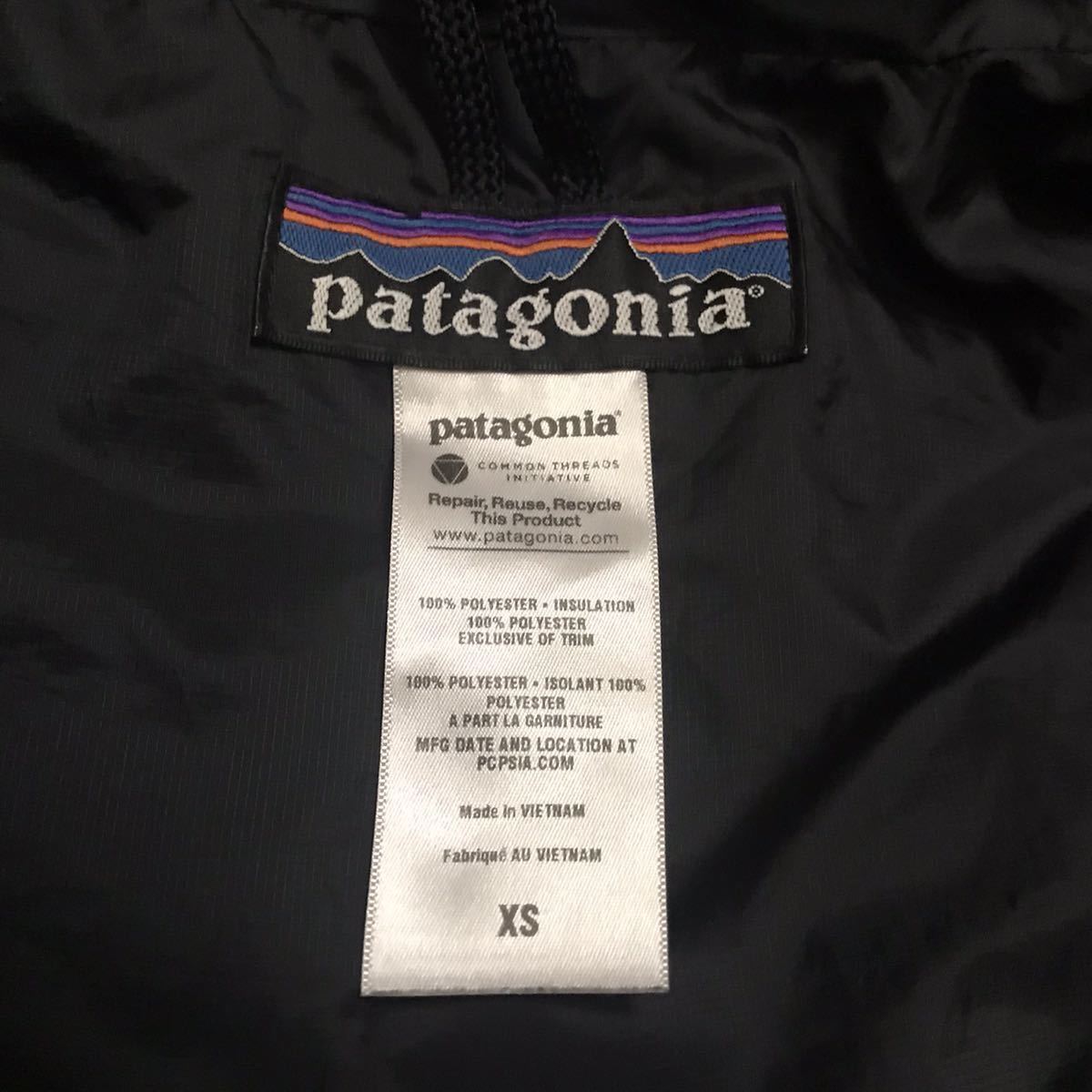 【2011年モデル】パタゴニア patagonia メンズ ダスパーカ Das Parka ブラック 84101FA11 生産終了P-6ロゴ最終品番モデル 希少【XSサイズ】