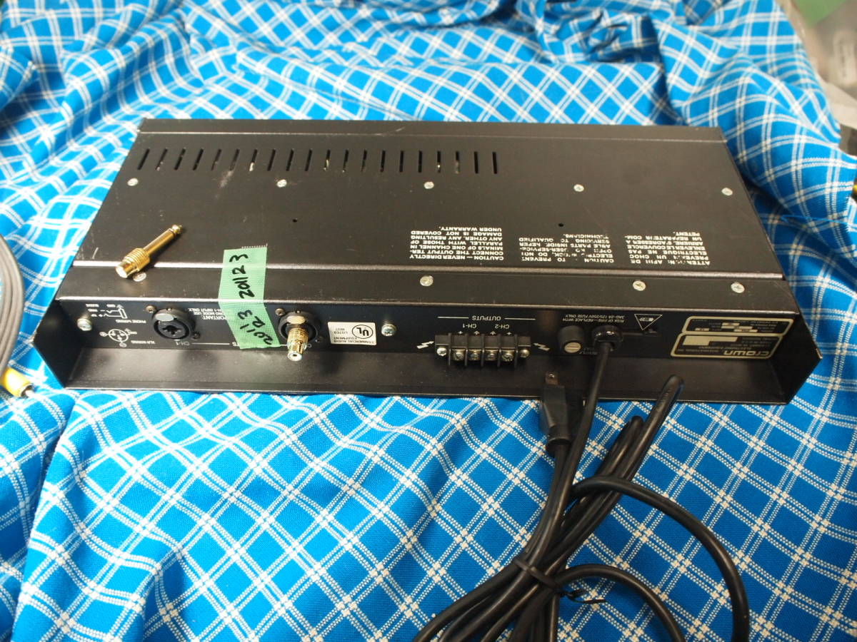CROWN 訳あり パワーアンプ D75A 完動品【3ヶ月保証 】 | contifarma.pe