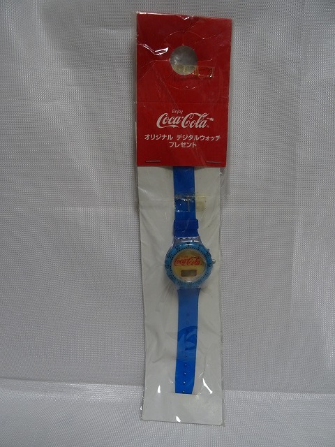  Coca Cola оригинал часы подарок товар голубой Enjoy Coca-Cola не использовался 