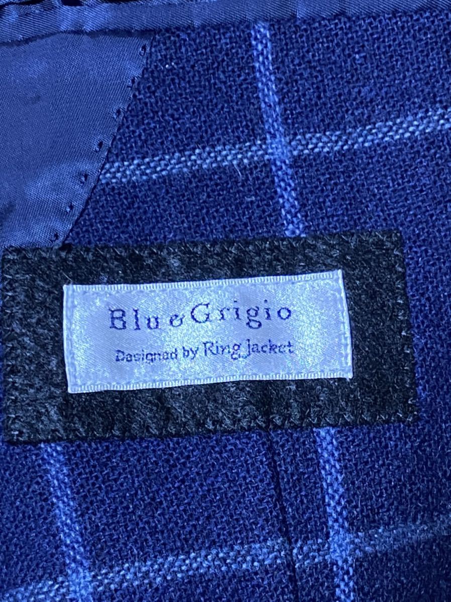 BlueGrigio Ring Jacke テーラードジャケット カノニコ 44-6drop（A体）_画像4