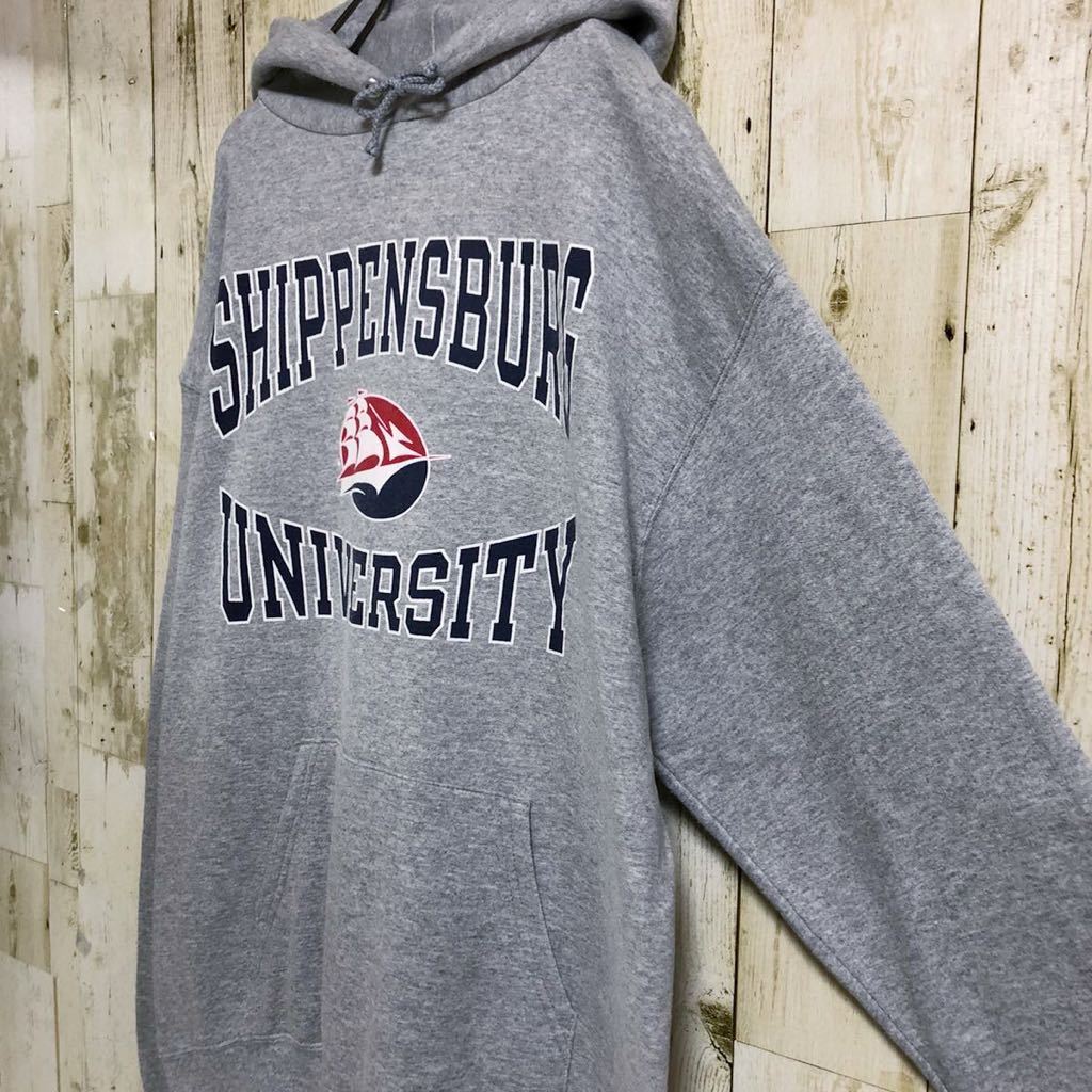 激レア】チャンピオン シッペンズバーグ大学 ビッグプリント 袖 激レア】チャンピオン シッペンズバーグ大学 ビッグプリント 袖
