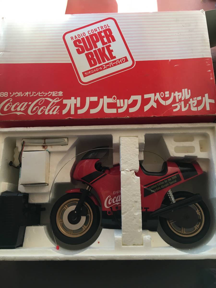 コカコーラ　企業物　懸賞品　88オリンピック　プレゼント　ラジコン　スーパーバイク_画像1