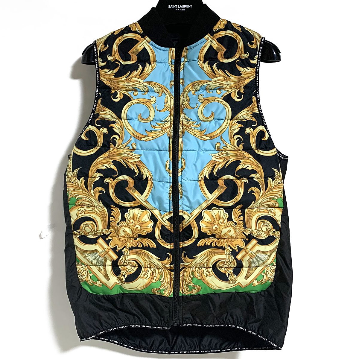 華麗 未使用 ヴェルサーチ メデューサ ダウン ベスト VERSACE その他