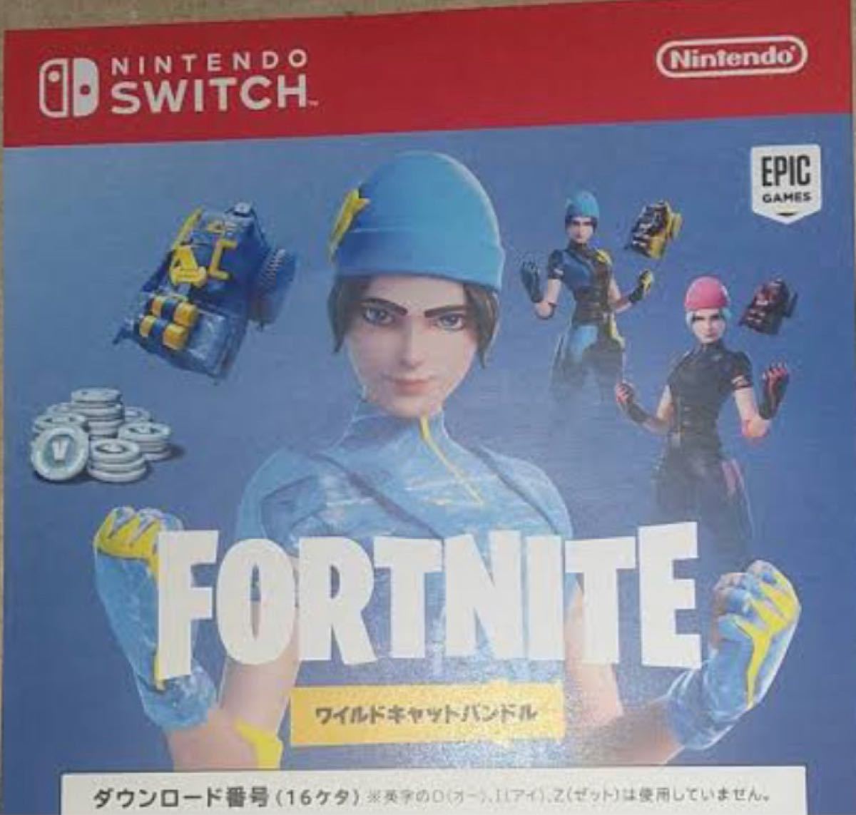 コードのみ【未使用】Nintendo Switch フォートナイトSpecial