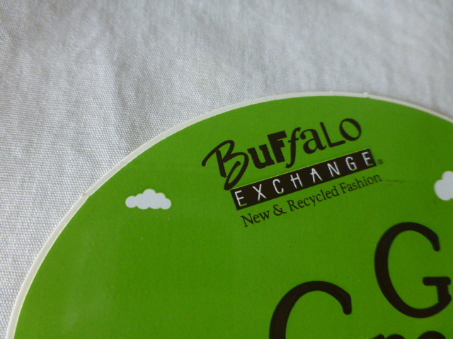 BUFFALO EXCHANGE Get Green ステッカー Get Green BUFFALO EXCHANGE BUY.SELL.TRADE New＆Recycled Fashion_画像4