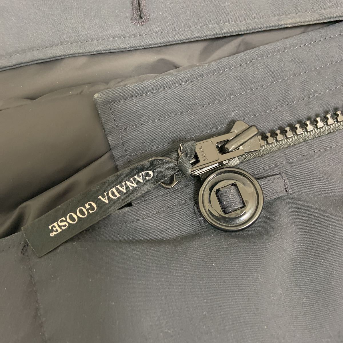 CANADA GOOSE(カナダグース) FUSION M/M ネイビー 2580LA ROSSCLAIR PARKA ロスクレア パーカー ファーフードダウンジャケット レディース 4