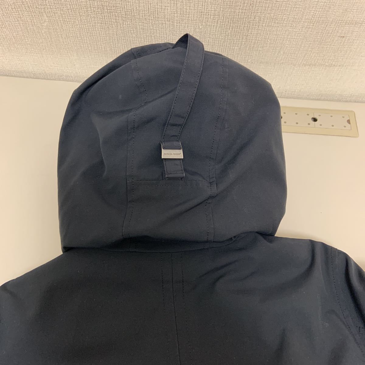 CANADA GOOSE(カナダグース) FUSION M/M ネイビー 2580LA ROSSCLAIR PARKA ロスクレア パーカー ファーフードダウンジャケット レディース 9