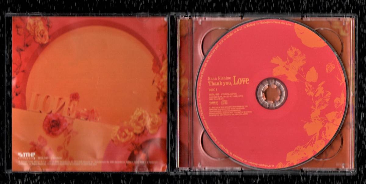 ∇ 西野カナ DVD付 2枚組 CD/サンキューラブ Thank you, Love/Esperanza if 君って Distance Alright/フリーター、家を買う ナルト 疾風伝_画像3