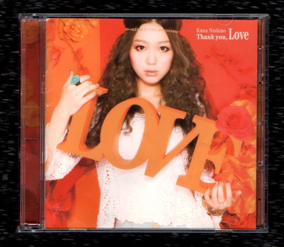 ∇ 西野カナ DVD付 2枚組 CD/サンキューラブ Thank you, Love/Esperanza if 君って Distance Alright/フリーター、家を買う ナルト 疾風伝_※プラケースは交換済みです。