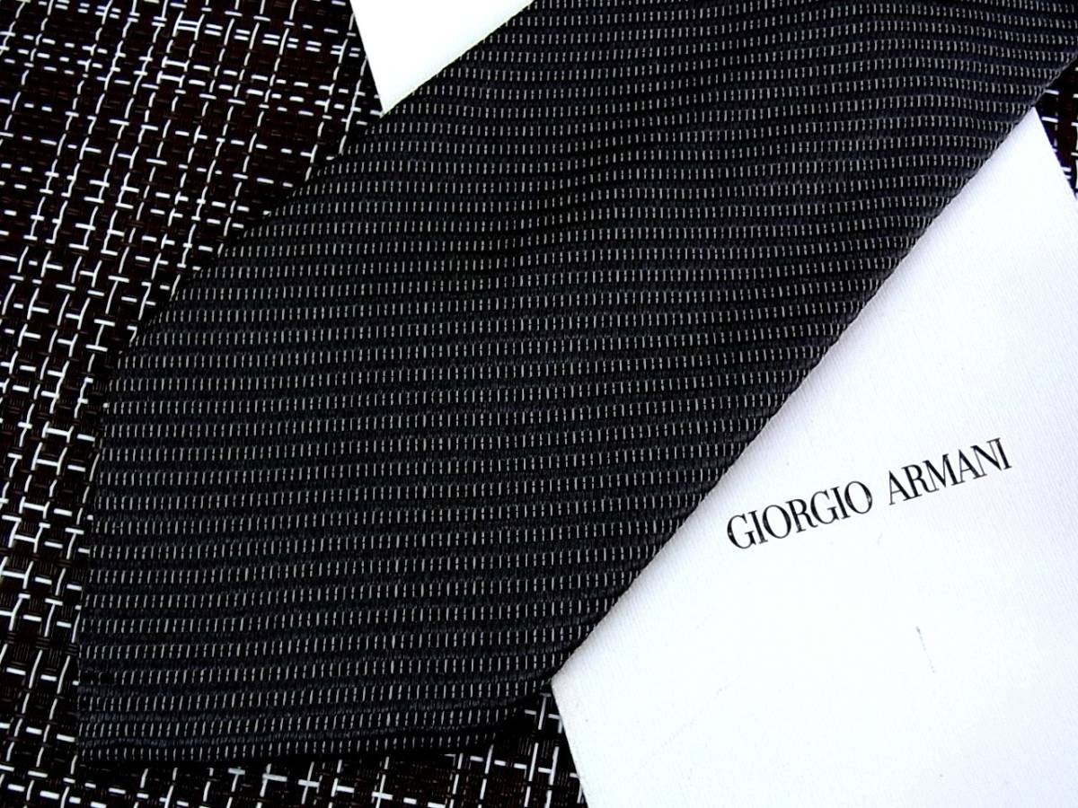 * condition average N*4915*joru geo Armani [ black tag ] top class necktie 