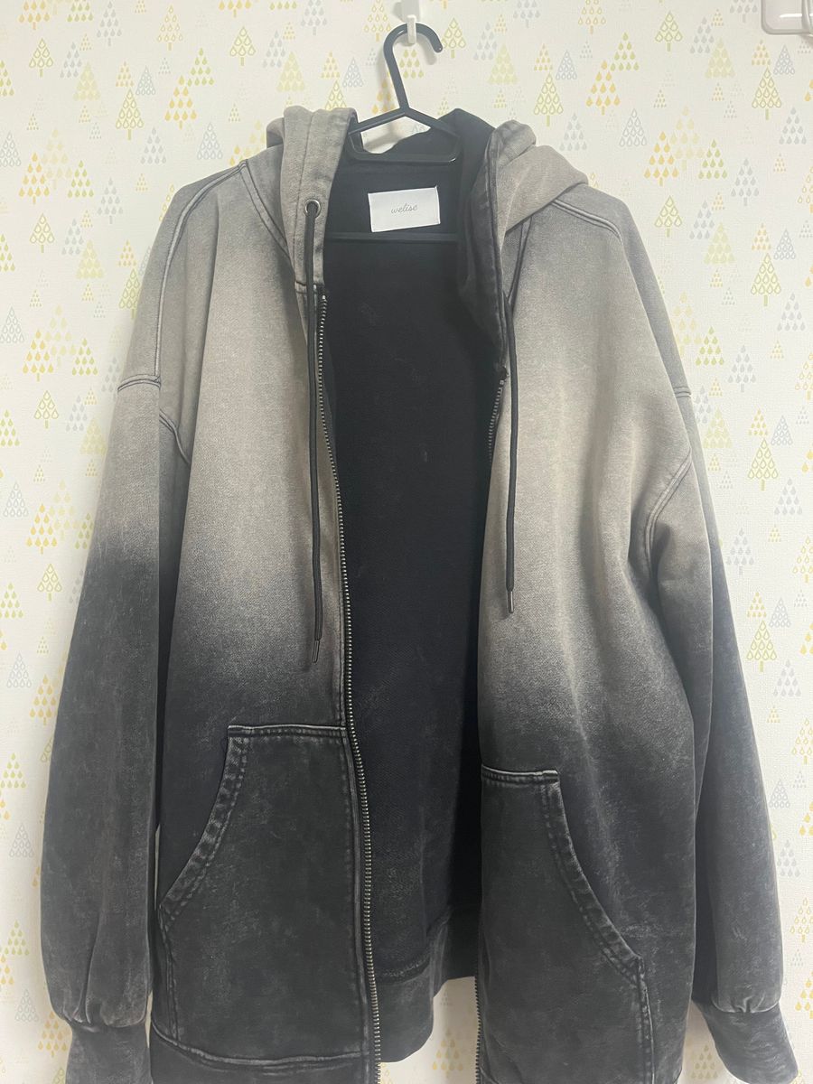 【welise × 犬飼京 -ephemeral-】 ケミカルオーバーダイ ヘビーウェイトスウェット ダブル... 