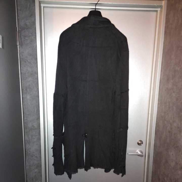 ☆【新品】GREG LAUREN THE BLACK KNIT SHAWL COLLAR COTTON DRY CLEAN