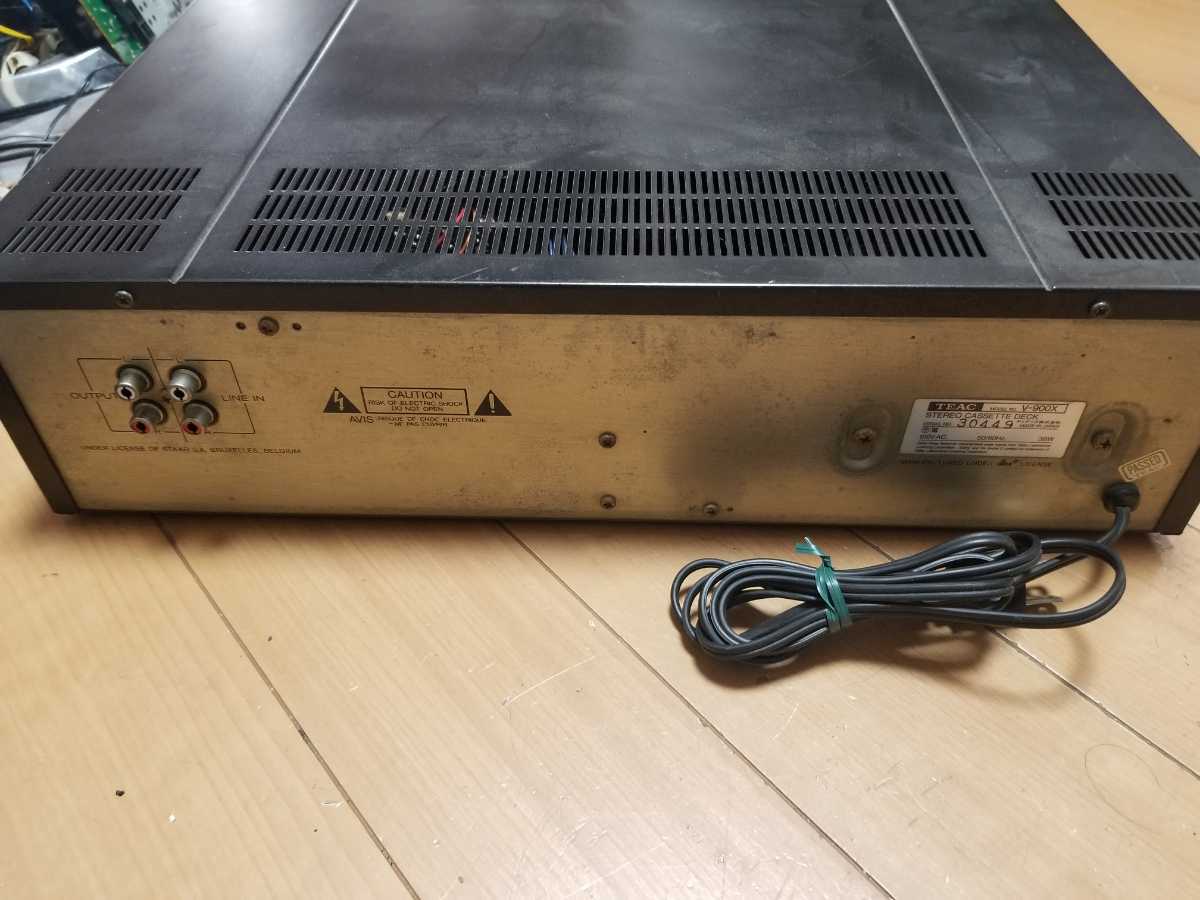 高級 TEAC 3ヘッドカセットデッキ V-900X ジャンク sushitai.com.mx