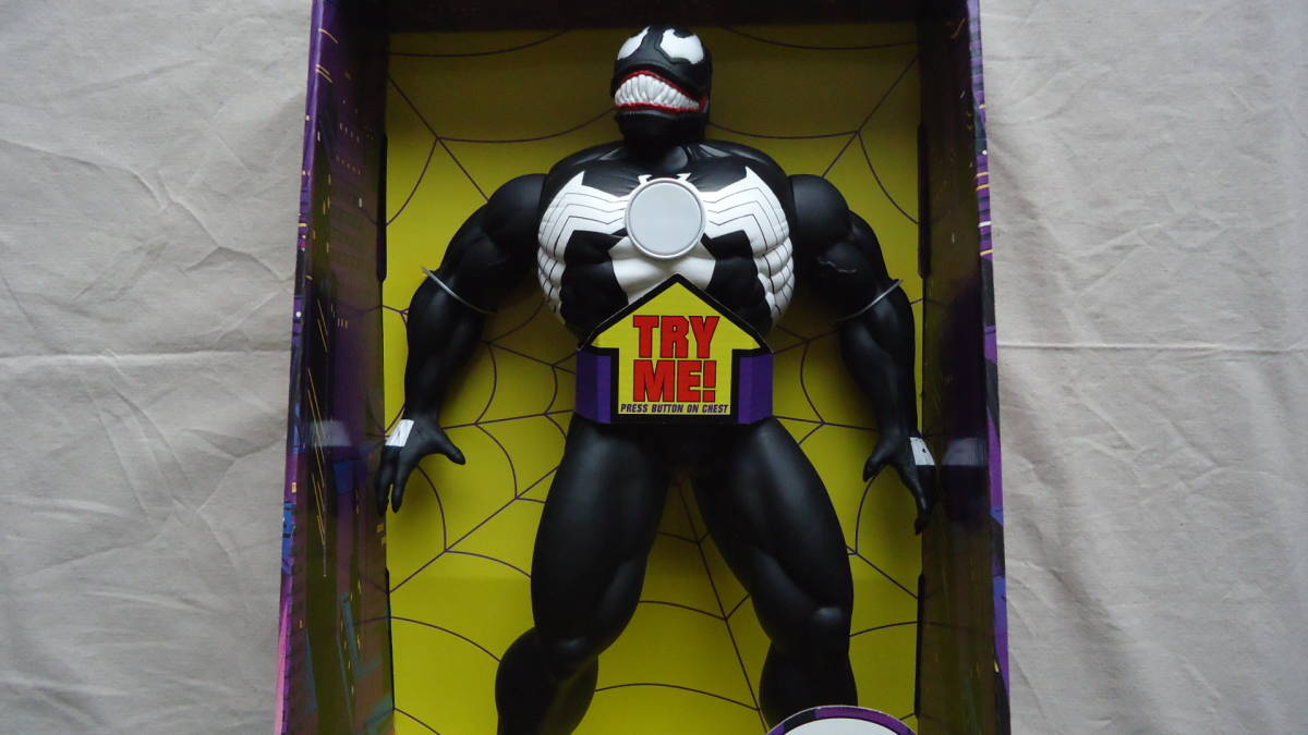 MARVEL COMICS ELECTRONIC TALKING VENOM SPIDER-MANma- bell benom Spider-Man figure Yupack (.... version ) anonymity delivery 