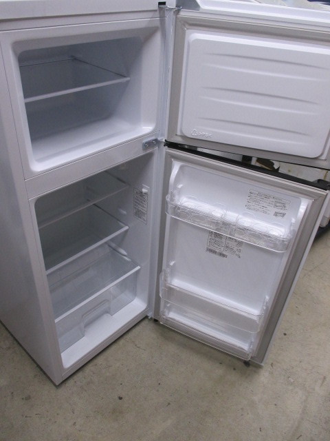 本物格安 冷凍冷蔵庫 ２.ハイセンス2ドア 120L 強化ガラス製棚 HR-B1201 冷蔵庫