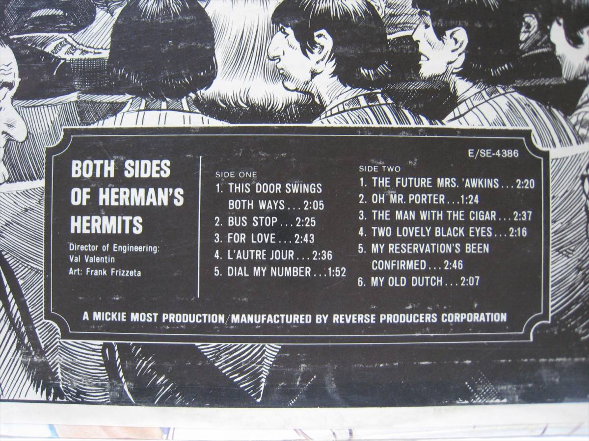 【LP】 HERMAN'S HERMITS / ★未開封★ BOTH SIDES OF HERMAN'S HERMITS US盤 ハーマンズ・ハーミッツ ボス・サイズ・オブ_画像3