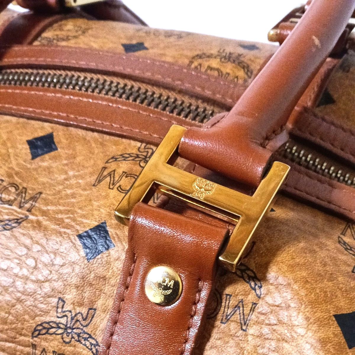 美品 希少 MCM ゴルフバッグ ボストンバッグ エムシーエム ヴィセトス