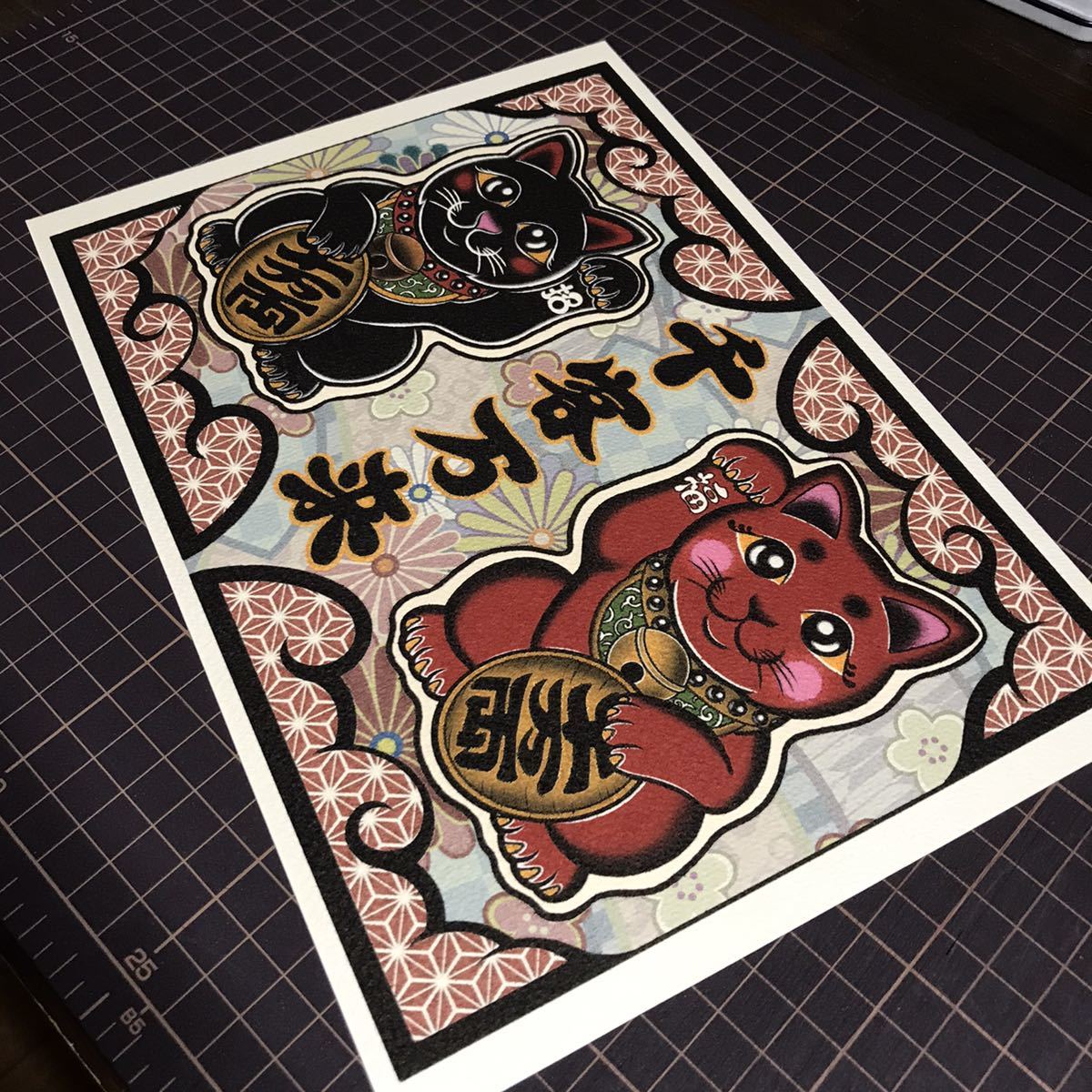 ヤフオク かわいい 縁起物 開運 お飾り イラスト 招き猫 ヤフオク かわいい 縁起物 開運 お飾り イラスト 招き猫