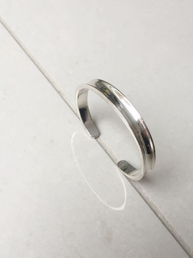 [ records out of production design ] rare Star Jewelry silver 925 bangle simple silver purity 