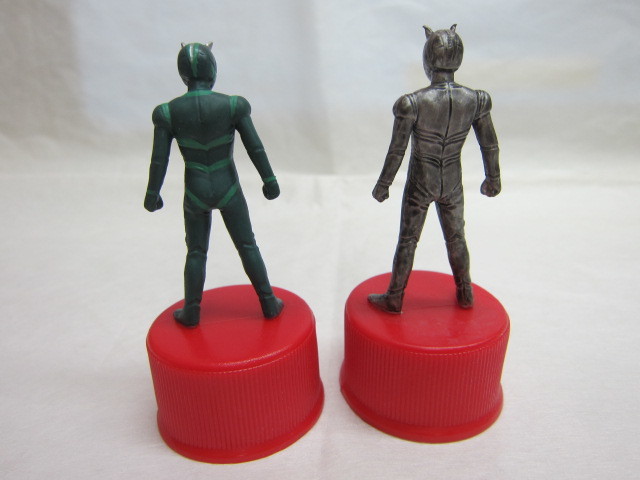 ! Kamen Rider J* bottle cap figure *kala-& bronze *2 kind set * seven eleven limited goods *!