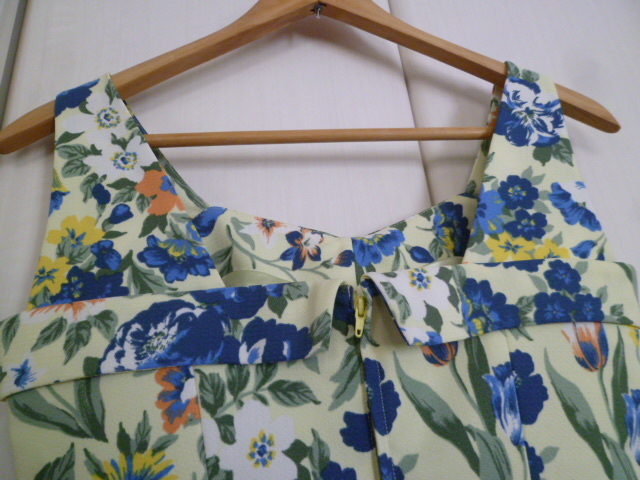 rosebullet/ Rosebullet 0. green group floral print tight One-piece 1/ birz Associe -shon knees height 0OP1120