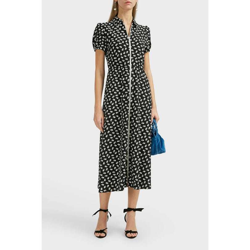 Alexa Chung アレクサ チャン ミディドレス 黒 タグ付き(Mサイズ