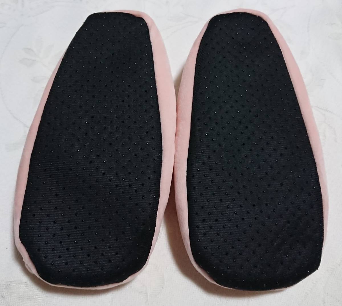  включая доставку kou авторучка Chan внутри сторона боа салон обувь тапочки 23cm~25cm розовый новый товар не использовался 