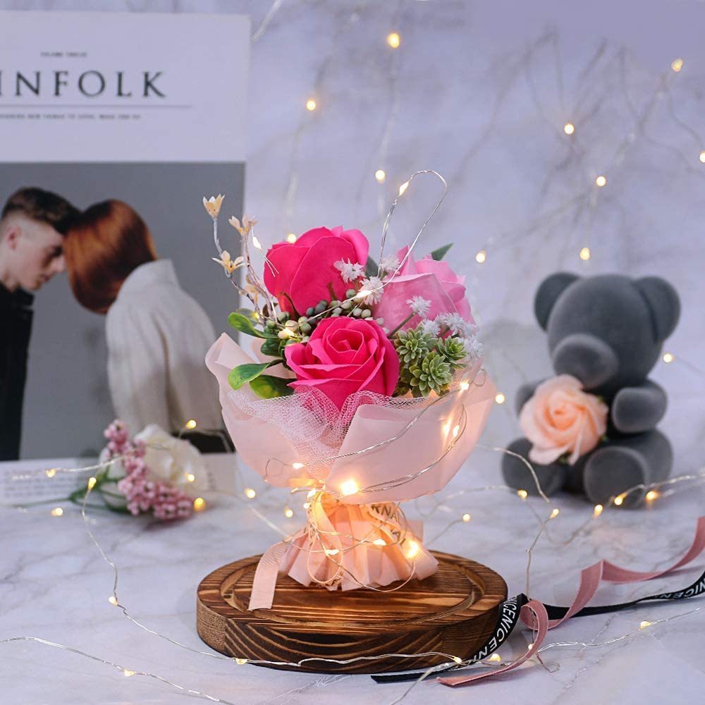 ヤフオク バラ 薔薇 造花 花束 ガラス製のランプシェー ヤフオク バラ 薔薇 造花 花束 ガラス製のランプシェー