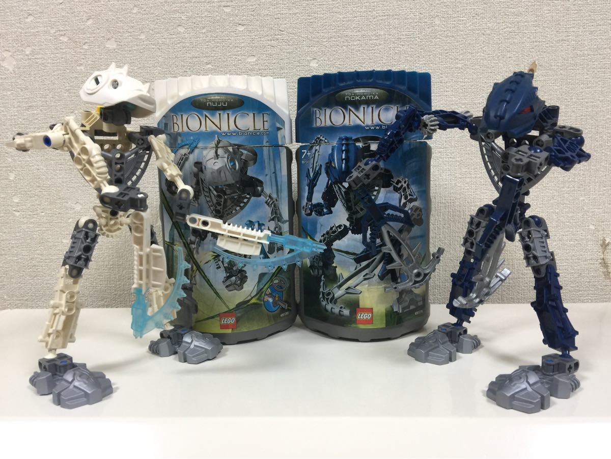 LEGO レゴ バイオニクル NUJU NOKAMA 8741 8737 2体組