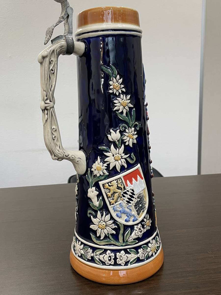 ヤフオク! - 【ドイツ製ビアジョッキ・陶器製ビールジョッキ...