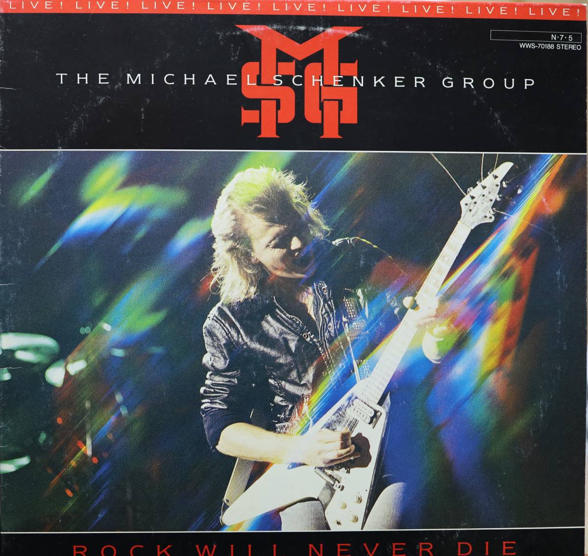 【廃盤LP】The Michael Schenker Group / Rock Will Never Die_画像1