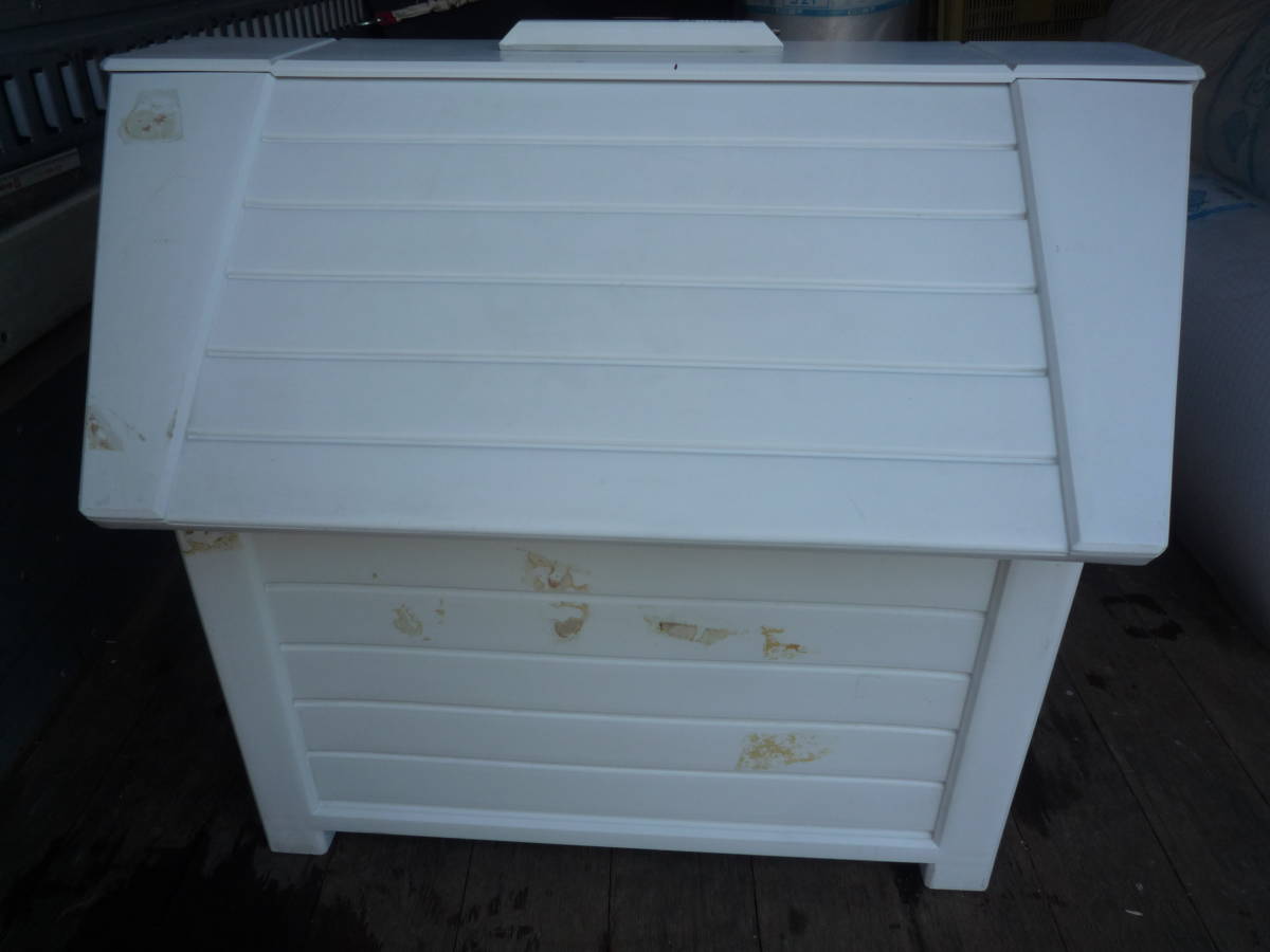 * used ROVERGARDEN Rover garden company manufactured Italy made folding type kennel MADE IN ITALY white white * largish. small size dog ~ smaller. medium sized dog 