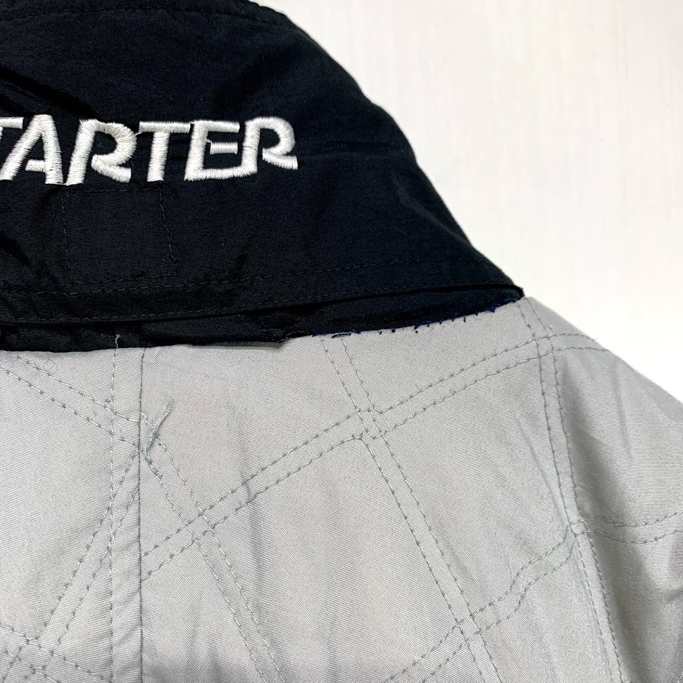 STARTER ラスベガス レイダース 中綿入 ナイロン ロング ジャケット L