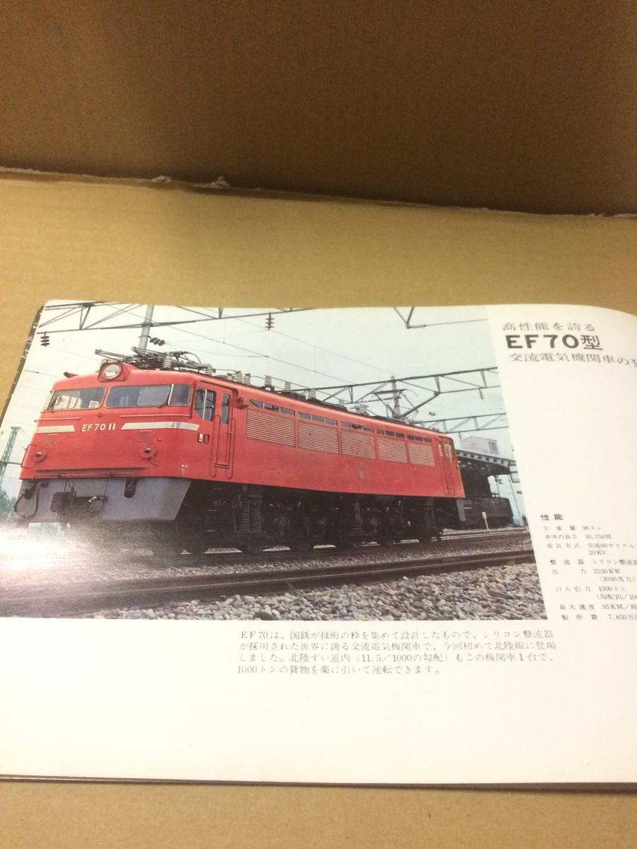 B101 National Railways Hokuriku .. road EF70 type picture postcard attaching 