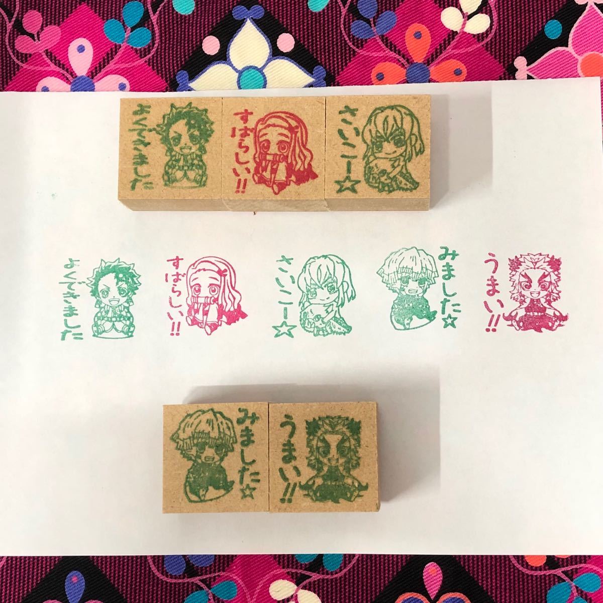 Paypayフリマ 鬼滅の刃風 コメントスタンプ5個セット Paypayフリマ 鬼滅の刃風 コメントスタンプ5個セット