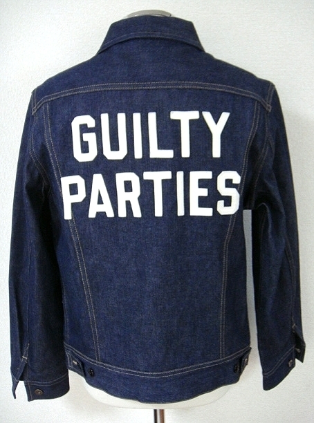 リー Lee ワコマリア WACKO MARIA 101-J RIDERS JACKET デニムジャケット GUILTY PARTIES リジッド サイズ38 [O]_画像6