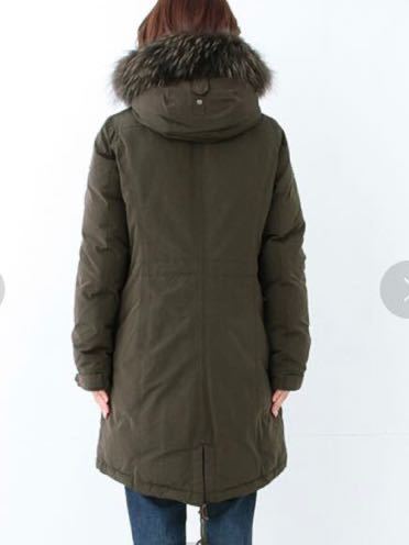 hetregoeto Lego down moz down coat 16.5 ten thousand jpy size 40 Mod's Coat dark khaki 