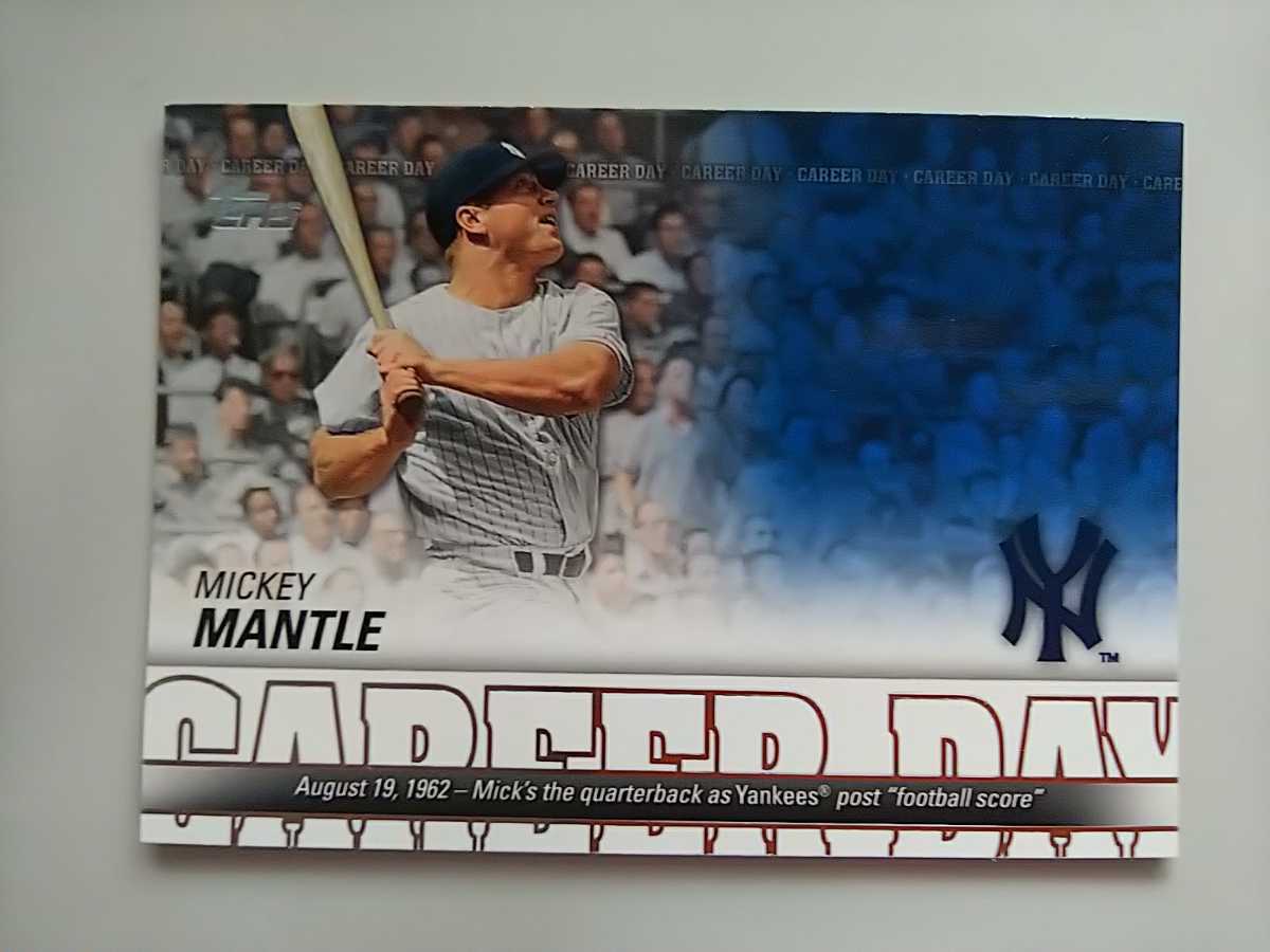 2012 Topps Career Day Mickey Mantle_画像1