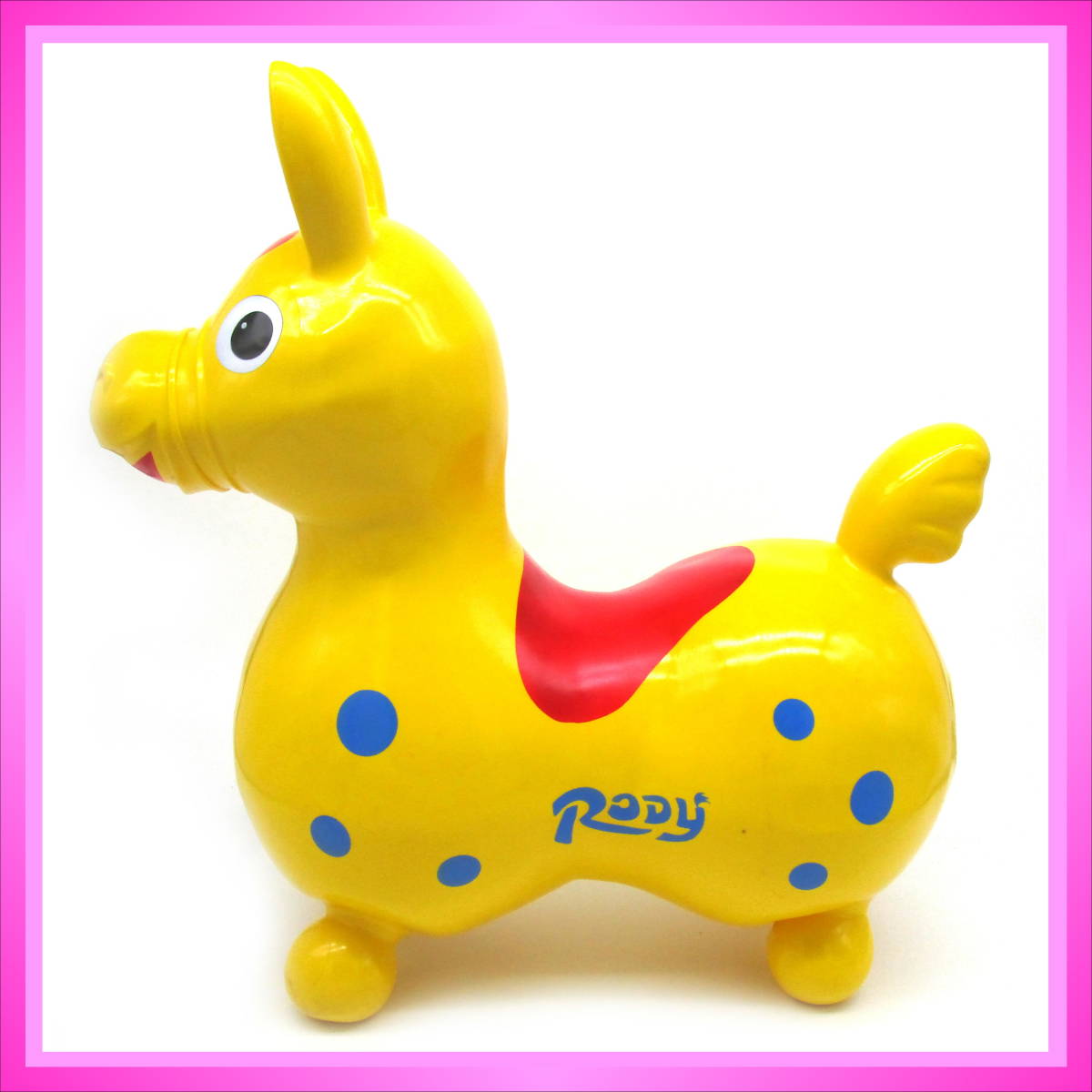 RODYroti шланг HORSE игрушка-"самокат" baby детский 3 лет ~ игрушка виниловый желтый | 1 пункт Used