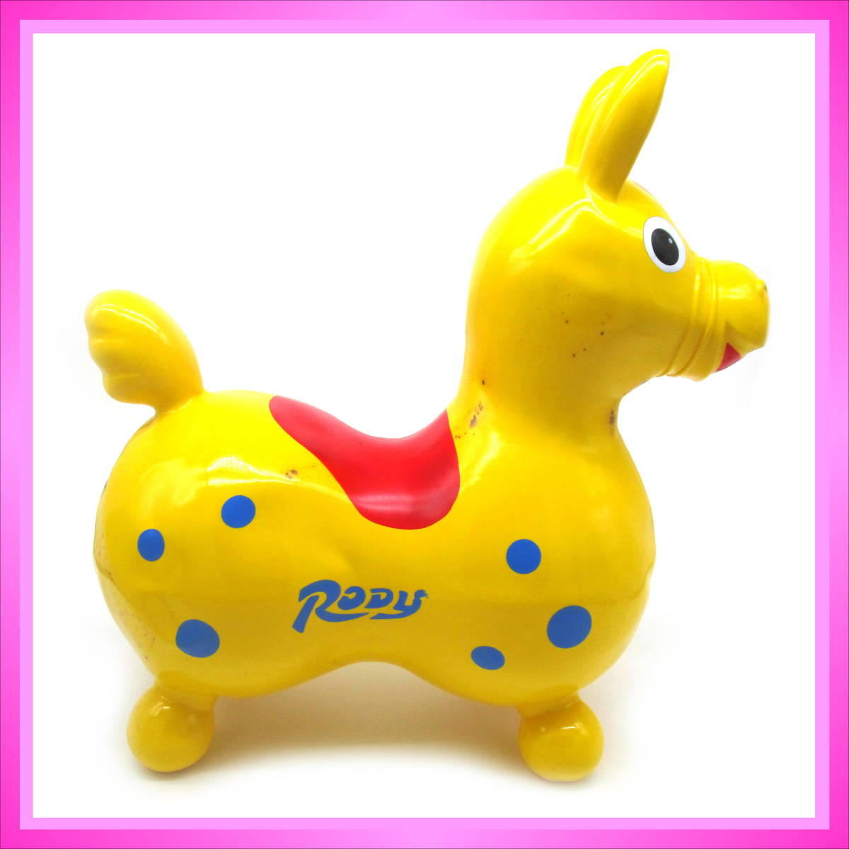 RODYroti шланг HORSE игрушка-"самокат" baby детский 3 лет ~ игрушка виниловый желтый | 1 пункт Used