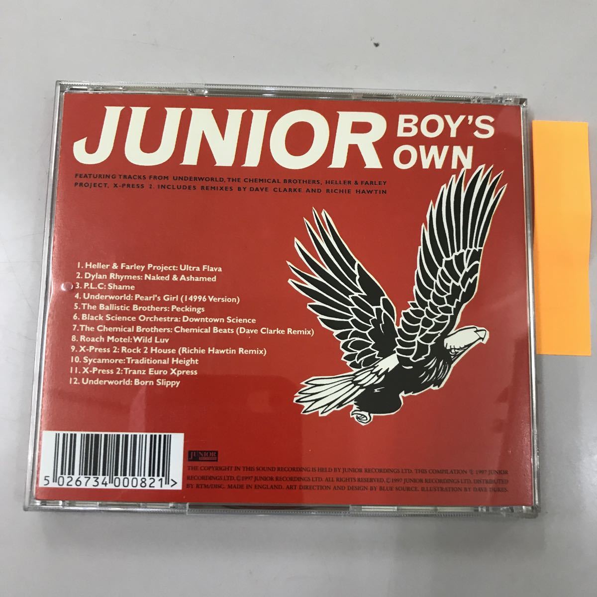 CD 中古☆【洋楽】JUNIOR BOY'S OWN COLLECTION TWO