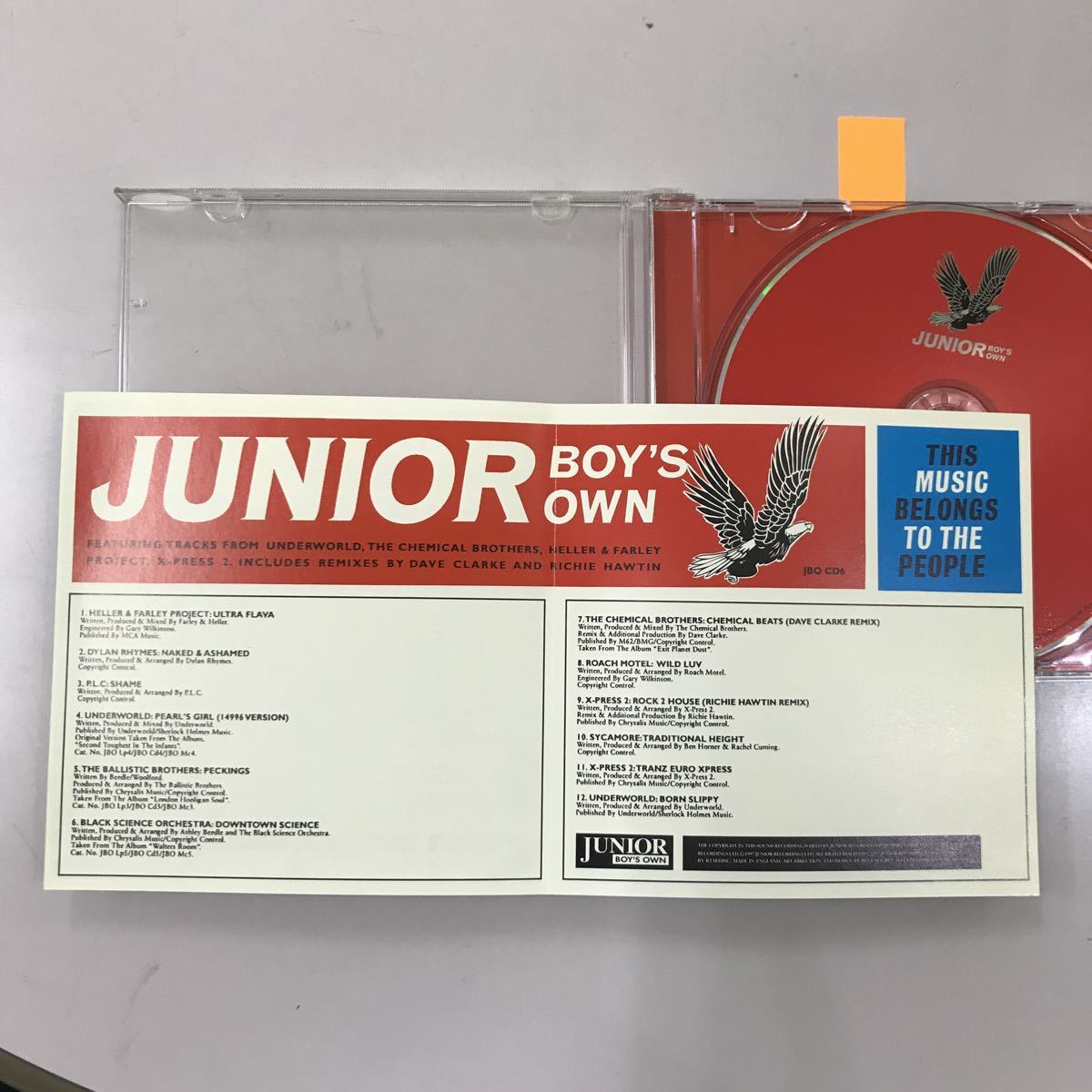 CD 中古☆【洋楽】JUNIOR BOY'S OWN COLLECTION TWO